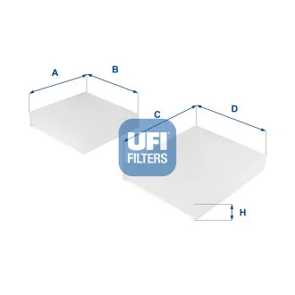Фільтр салону CITROEN, PEUGEOT -ua UFI 53.143.00