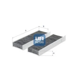 Фільтр салону вугільний UFI 54.469.00