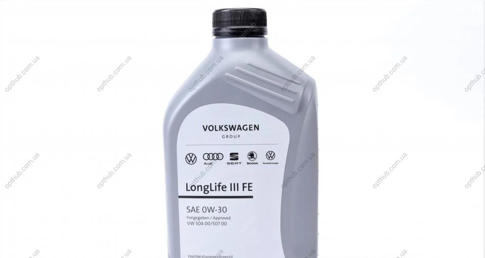 Олива 0W30 LongLife III FE (1л) VW504.00/507.00 (opt-om) VAG GS55545M2 (фото 1)