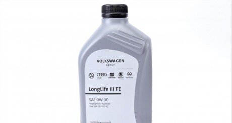 Олива 0W30 LongLife III FE (1л) VW504.00/507.00 (opt-om) VAG GS55545M2