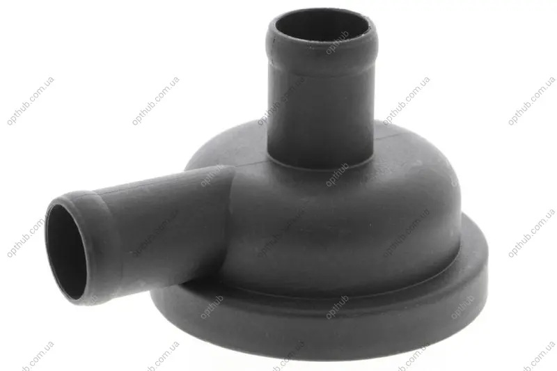 Патрубок вентиляції картера AUDI 100 C4, 200 C3, 80 B4, A3, A4 B5, A6 C4, A6 C5, COUPE B3, QUATTRO, TT SEAT ALHAMBRA, CORDOBA, IBIZA II, IBIZA III, LEON, TOLEDO II 1.8/2.2 03.89-12.10 VAICO V10-2504-1 (фото 1)
