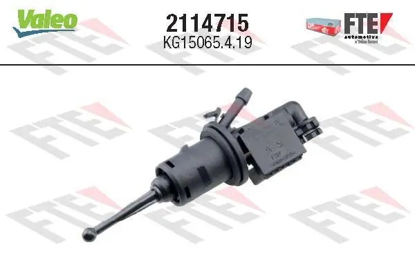 Головний циліндр зчеплення (15,87/16мм) AUDI Q3 SEAT ALHAMBRA VW CC B7, PASSAT ALLTRACK B7, PASSAT B6, PASSAT B7, SHARAN, TIGUAN 1.4-2.0D 03.05-04.24 Valeo 2114715 (фото 1)