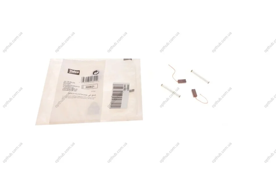 Щітки генератора Peugeot/Renault (6.3x4.5x14) VALEO (opt-om) Valeo 300821 (фото 1)