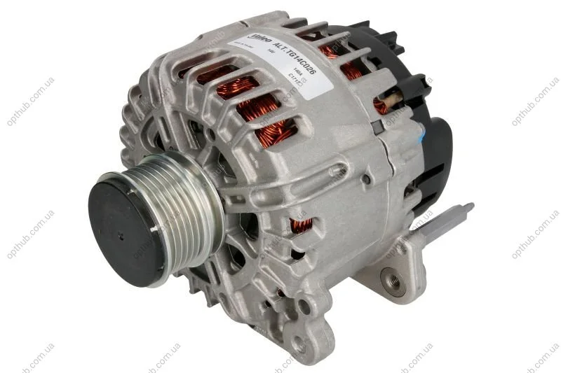 Генератор (14В, 150А, новий із заставою) AUDI A1, A3, A4 B6, A4 B7, A6 C5, A8 D4, TT CHRYSLER SEBRING DODGE AVENGER, CALIBER, JOURNEY FORD GALAXY I, GALAXY MK I JEEP COMPASS 1.4-4.2 09.95- Valeo 439664 (фото 1)