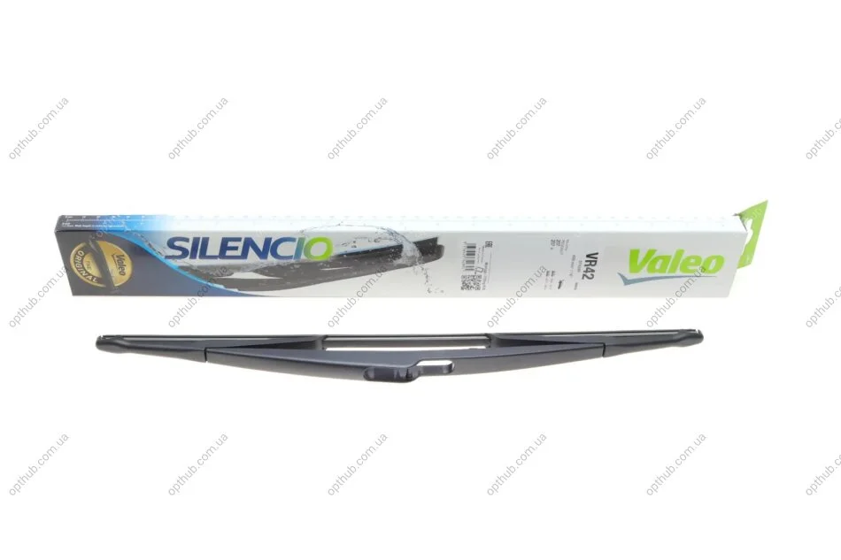 Щітка склоочисника ПЛАСТИКОВЫЙ ЗАДНИЙ SILENCIO® / 400 MM / VR42 -ua Valeo 574289 (фото 1)