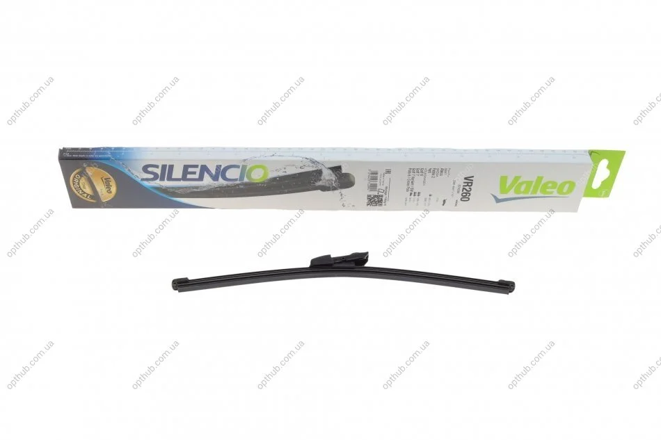 Щітка склоочисника БЕСКАРКАСНЫЙ ЗАДНИЙ SILENCIO® / 280 MM / VR260 -ua Valeo 574299 (фото 1)
