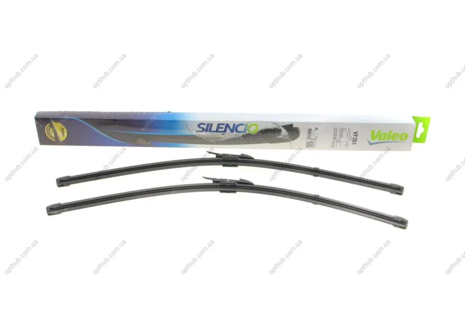 Щетка стеклоочистителя К-Т БЕСКАРКАСНЫЙ SILENCIO® / 600/580 MM / VF351 Valeo 574306 (фото 1)