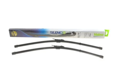 Щетка стеклоочистителя К-Т БЕСКАРКАСНЫЙ SILENCIO® / 600/580 MM / VF351 Valeo 574306
