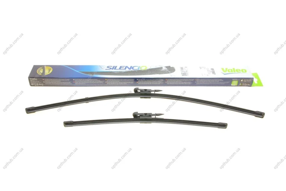 Щетка стеклоочистителя К-Т БЕСКАРКАСНЫЙ SILENCIO® / 600/380 MM / VF397 Valeo 574388 (фото 1)