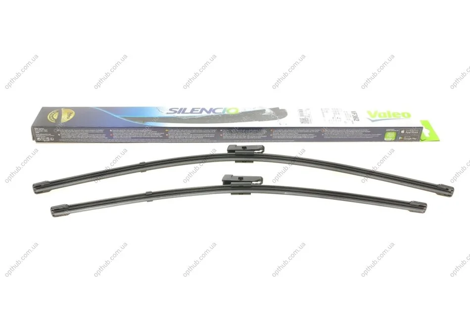 Щітка склоочисника К-Т БЕСКАРКАСНЫЙ SILENCIO® / 600/500 MM / VF362 -ua Valeo 574462 (фото 1)