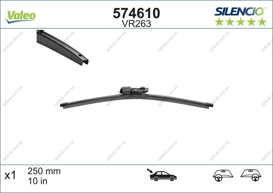 Щітка склоочисника Valeo 574610 (фото 1)