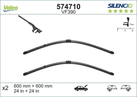 Щітка склоочисника Valeo 574710