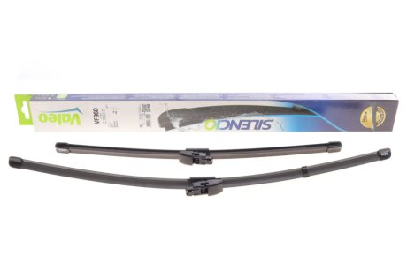 Щітки склоочисника 600/450 мм SILENCIO FLAT BLADE SET C.I.U Valeo 577960
