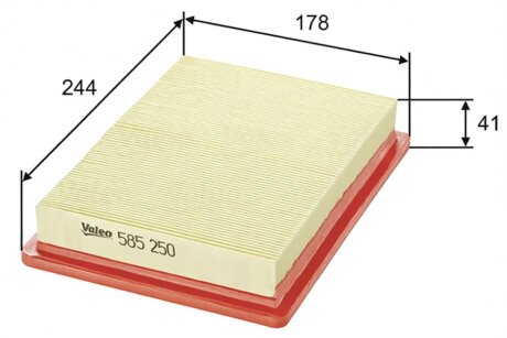Фільтр повітряний Valeo 585250