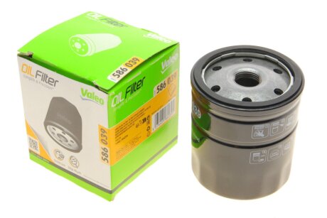 Фільтр масляний Ford Fiesta 1.2-1.6 95- /Skoda Felicia 94-01/Mazda 2 1.2-1.4 02-07 UA63 Valeo 586039