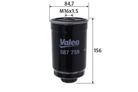 Фільтр паливний Valeo 587759