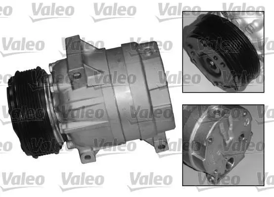 VALEO Компресор кондиціонера RENAULT TRAFIC II ФУРГОН (FL) 1.9 DCI 80 (FL0B) 2001.03 - RENAUL Valeo 699861 (фото 1)
