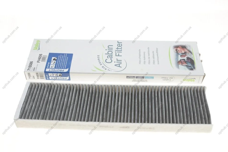 Фільтр салону вугільний MINI MINI (R56) (2006>) 1.4I, 1.6D, 1.6I, 1.6I TURBO/MINI 2 LCI (R56/R57) (2009 -ua Valeo 715586 (фото 1)