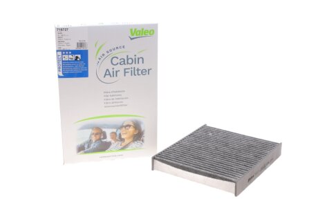 Фильтр салона угольный AUDI A1 (08/10>), SEAT IBIZA V (10/10>), SKODA FABIA II / PRAKTIK / ROOMSTER (0 Valeo 715727