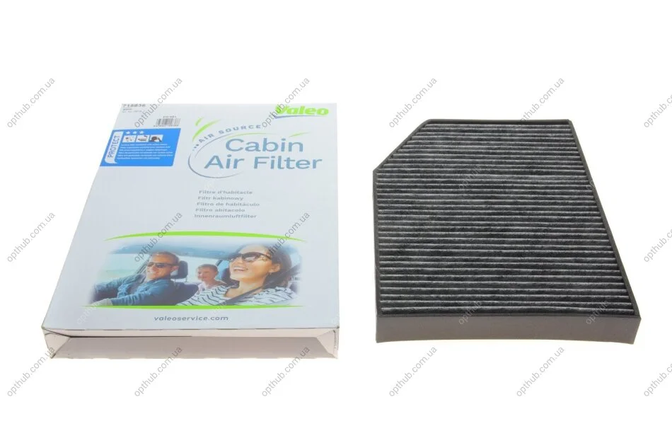 Фільтр салону вугільний CABIN AIR FILTER PC / CARBON -ua Valeo 715836 (фото 1)