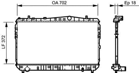 Радиатор охлаждения Valeo 735159