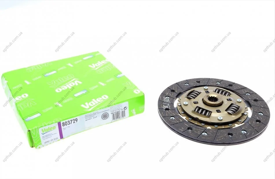 Диск сцепления CLUTCH DISC OPEL ASCONA C 55 KW 75 PS 1297CCM BENZIN 09.1981 - 08.1988 Valeo 803729 (фото 1)