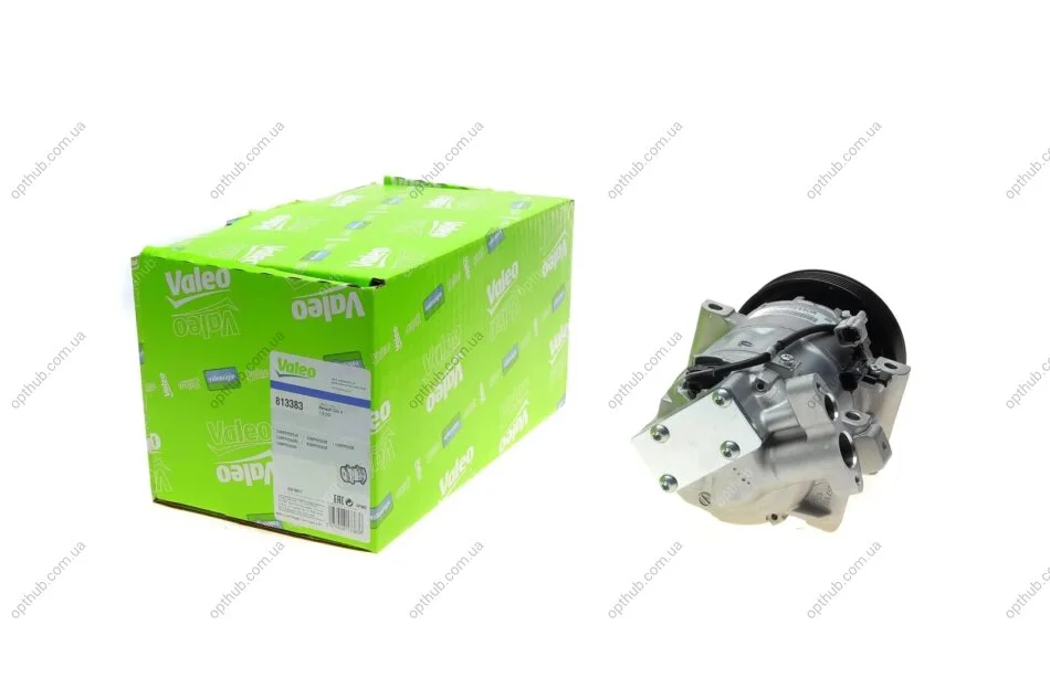 Компресор кондиціонера Renault Clio IV 1.2 TCe/1.5 dCi 12- VALEO (opt-om) Valeo 813383 (фото 1)