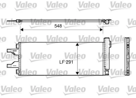 Радіатор кондиціонера CITROEN JUMPER III FIAT DUCATO OPEL MOVANO C PEUGEOT BOXER 2.0D-3.0D 04.06- Valeo 814069