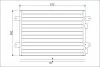 Радіатор кондиціонера Dacia Logan/Renault Logan/Megane/Scenic 1.4-2.0 96- VALEO UA63 Valeo 817701 (фото 1)