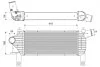 Радиатор наддува NISSAN NAVARA 2.5 TD 05- Valeo 818608 (фото 1)