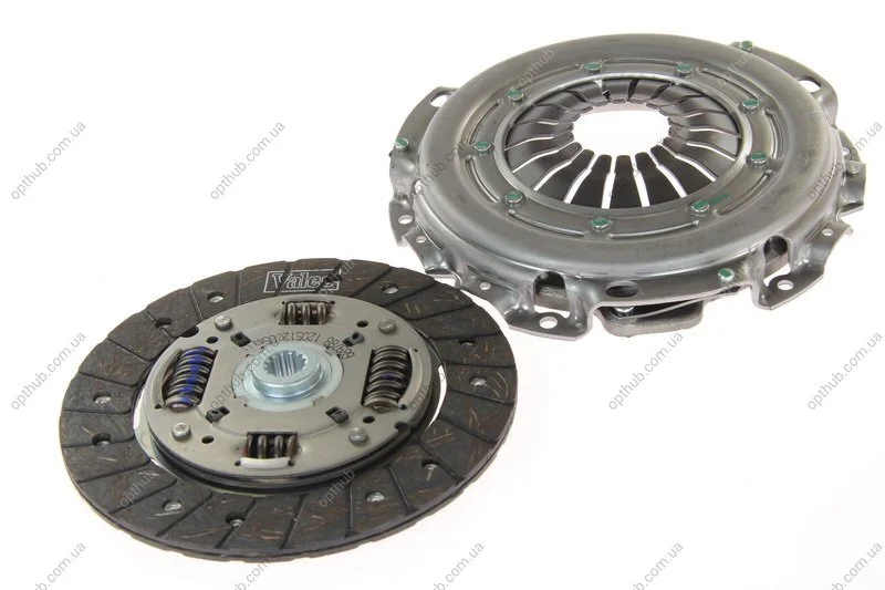 Комплект сцепления CLUTCH SET (DISC+PRESSURE PLATE) OPEL ASTRA 1.6 PETROL/FUEL 10/1998->8/2000 Valeo 821301 (фото 1)