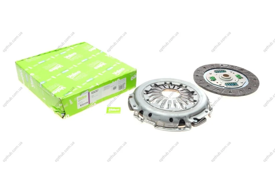 Комплект зчеплення CLUTCH SET (DISC+PRESSURE PLATE) RENAULT LAGUNA 2.0 PETROL/FUEL 9/2002->2/2005 -ua Valeo 826207 (фото 1)