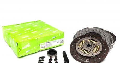 Демпфер (глухий) + комплект зчеплення VW Caddy III 1.6 TDI 10-15/Golf III/IV 1.9 TDI 95-06 (d= (opt-om) Valeo 826317