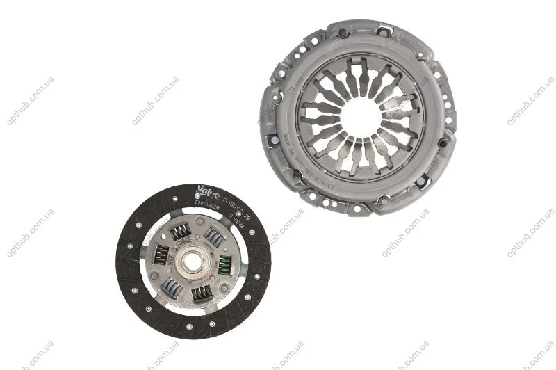 Комплект зчеплення CLUTCH SET (DISC+PRESSURE PLATE) RENAULT MODUS 1.2 PETROL/FUEL 9/2010->11/2011 -ua Valeo 826554 (фото 1)