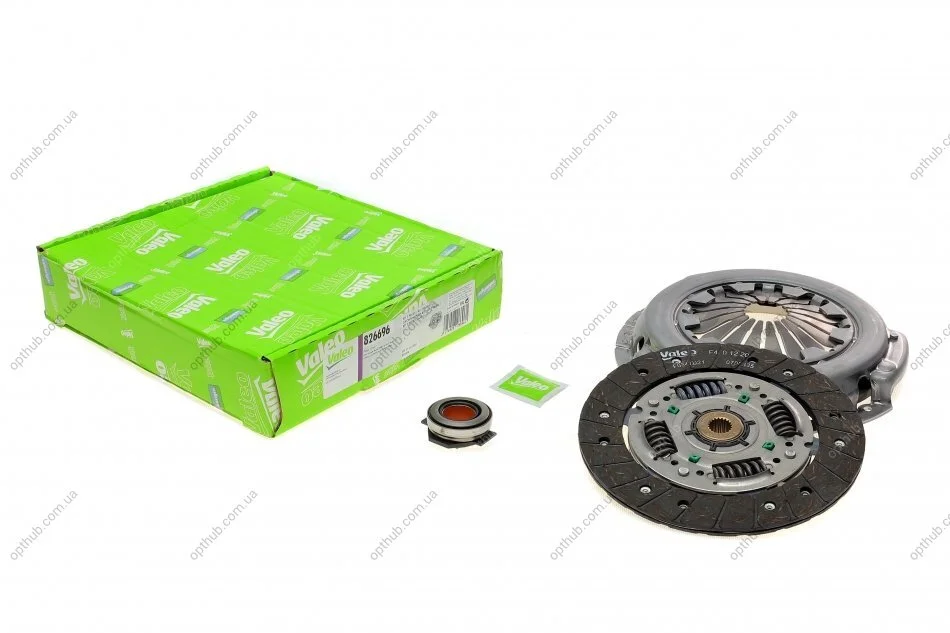 Комплект сцепления CLUTCH SET FIAT STILO 1.4 PETROL/FUEL 1/2004->4/2007 Valeo 826696 (фото 1)