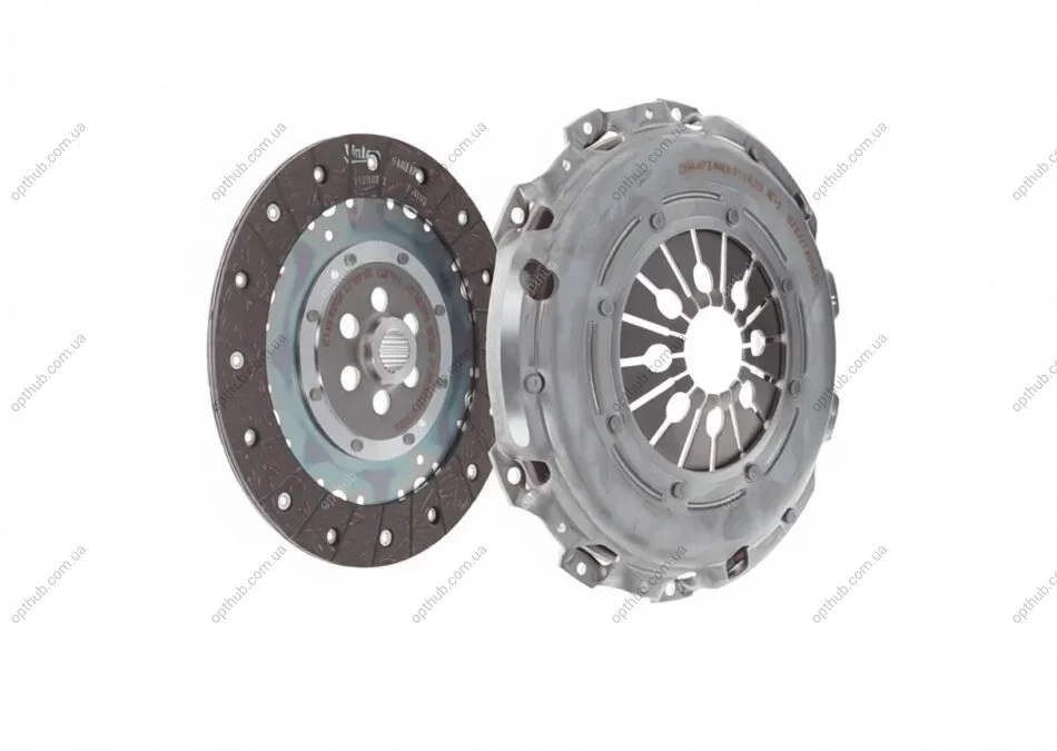 Комплект сцепления CLUTCH SET (DISC+PRESSURE PLATE) HEC VOLVO S80 2.4 DIESEL 10/2001->2/2006 Valeo 826797 (фото 1)