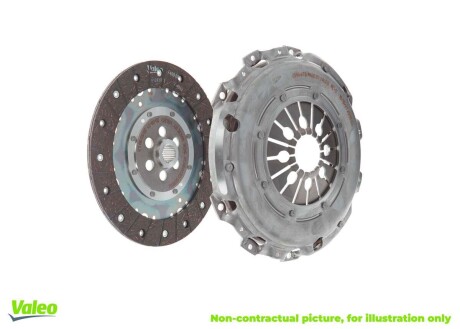 Комплект зчеплення CLUTCH SET (DISC+PRESSURE PLATE) ALFA ROMEO MI.TO 1.3 DIESEL 12/2008->12/2010 -ua Valeo 828406