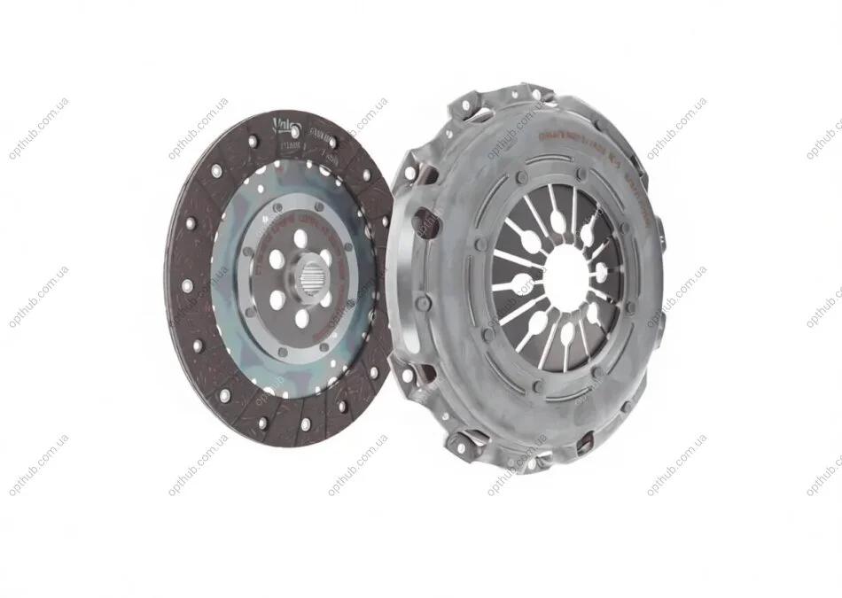 Комплект зчеплення CLUTCH SET (DISC+PRESSURE PLATE) HEC FORD TRANSIT 2.2 DIESEL 4/2006->/ -ua Valeo 828410 (фото 1)