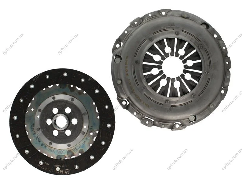 Комплект зчеплення CLUTCH SET (DISC+PRESSURE PLATE) HEC VOLKSWAGEN TRANSPORTER 2.5 DIESEL 4/2003->11/20 -ua Valeo 828556 (фото 1)