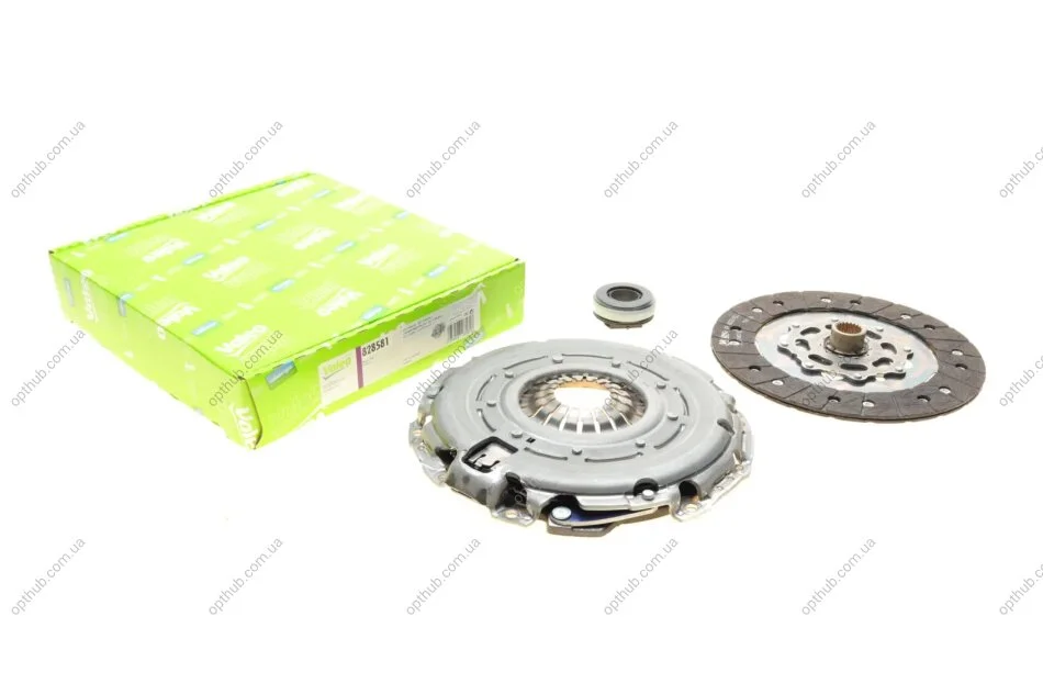 Комплект зчеплення Citroen C4/Peugeot 308 1.6 HDi/BlueHDi 13- (d=242mm) (+вижимний) VALEO (opt-om) Valeo 828581 (фото 1)