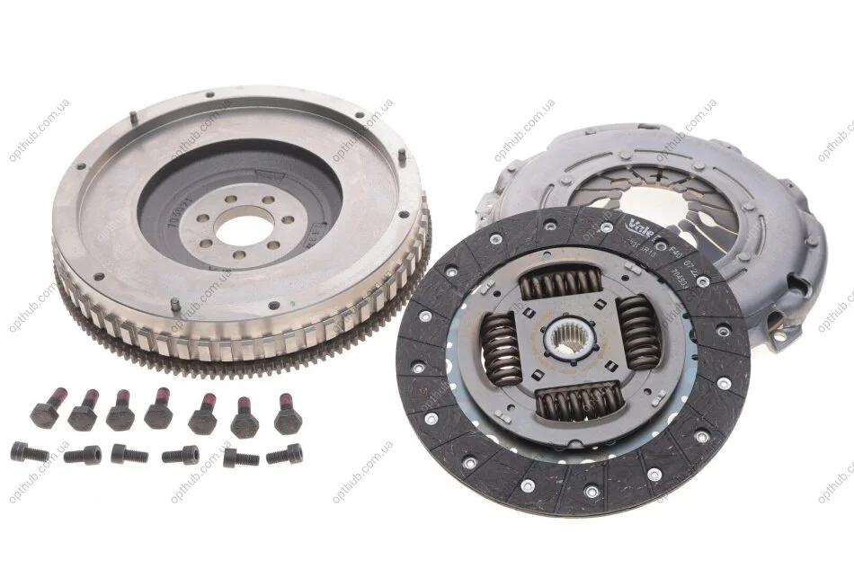 Демпфер + комплект сцепления Renault Megane II/III/Scenic II/III 1.9dCi 02- (d=239) z=21 VALEO (opt-om) Valeo 835152 (фото 1)
