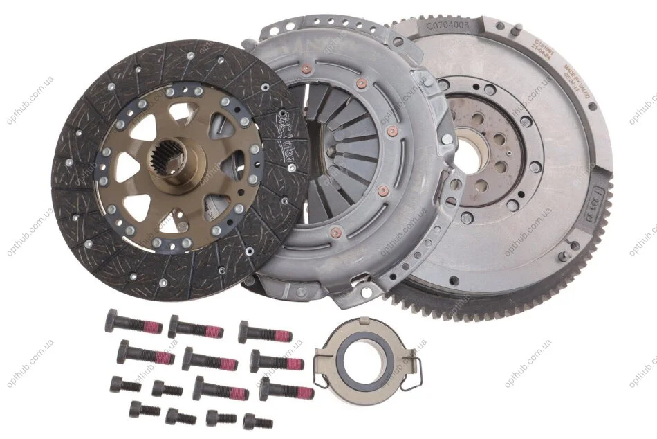 Комплект зчеплення з маховиком TOYOTA AVENSIS (_T22_) 2.0 D-4D (CDT220_) 1999-10->2003-02 -ua Valeo 837124 (фото 1)