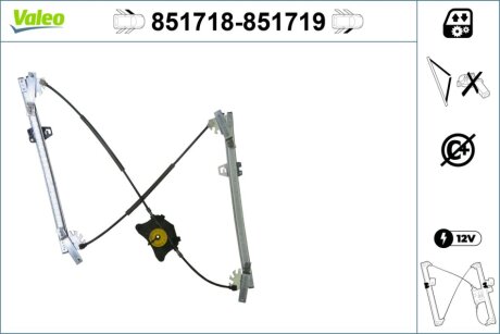 Склопідйомник Valeo 851718