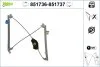Склопідйомник FRONT LEFT / VOLKSWAGEN GOLF PLUS (07->13) -ua Valeo 851736 (фото 1)