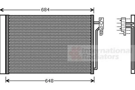 Конденсор кондиционера RANGE ROVER ALL 02- Van Wezel 02005182