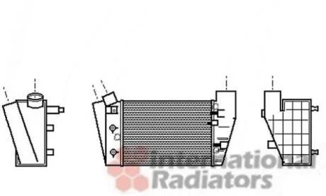 Інтеркулер AUDI A4 2.5D 01- (вир-во) Van Wezel 03004188