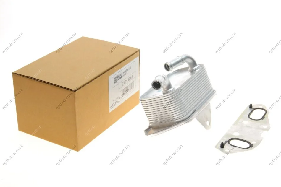 Радіатор масляний Audi A4/A5/A6/A7/Q5/Q7 2.0D-3.2 04- (теплообмінник) VAN WEZEL UA63 Van Wezel 03013703 (фото 1)
