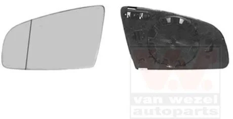 Дзерк. вкладиш лів. AUDI A6 04-08 (Hagus) Van Wezel 0325837