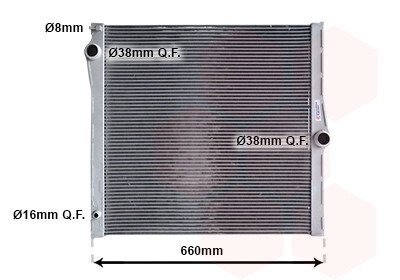 Радіатор Van Wezel 06002436