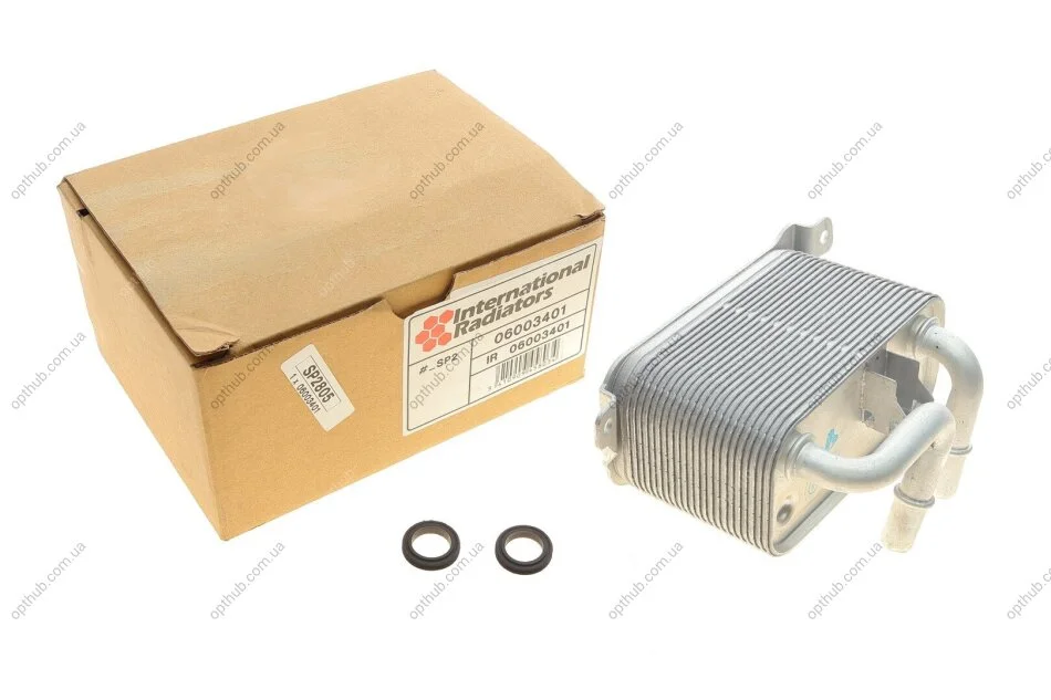 Радіатор масляний АКПП BMW 5 (E60)/7 (E65/E66/E67) 04-09 N43/N52/N53/N62 (теплообмінник) (opt-om) Van Wezel 06003401 (фото 1)
